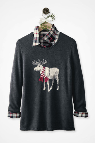 Snowflake Charm Sweater Pin - Coldwater Creek