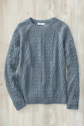 Twist of Teal Chenille Sweater - Coldwater Creek