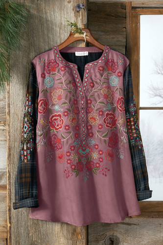 Velvet Burnout Tunic - Coldwater Creek