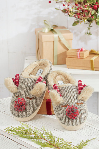 Women's Cardinal Slippers