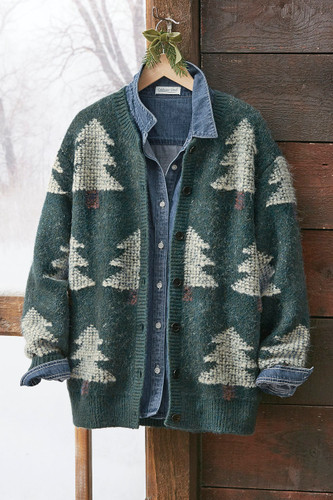 Twist of Teal Chenille Sweater - Coldwater Creek