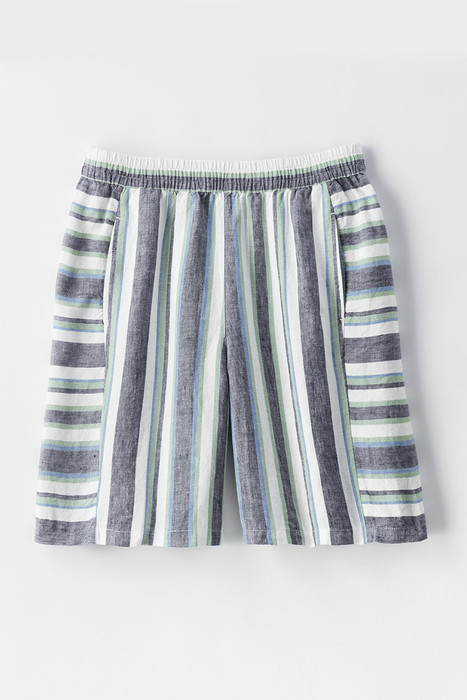 Linen Cross-Dyed Shorts