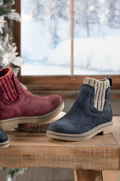 Lonnie” Suede Boots by Söfft® - Coldwater Creek