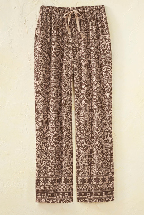 Paisley Thai Hill Tribe Fabric Women's Harem Pants with