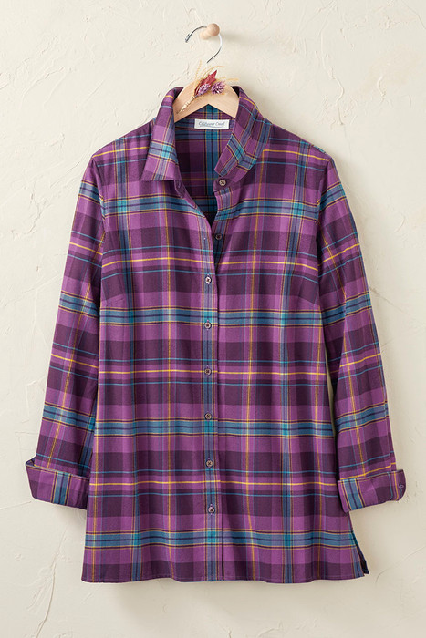 and wander / 17AW Thermo flannel tunic