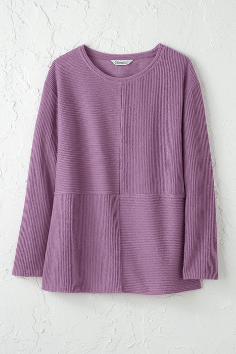 Ruffled Charm Slub Tee