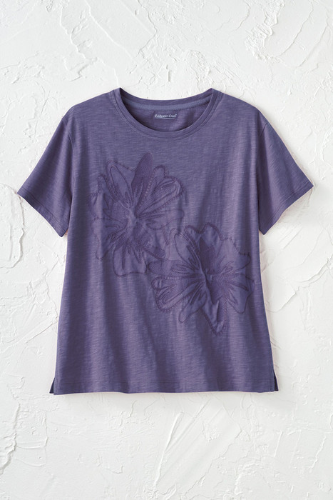 Easy Waffle Tee - Coldwater Creek