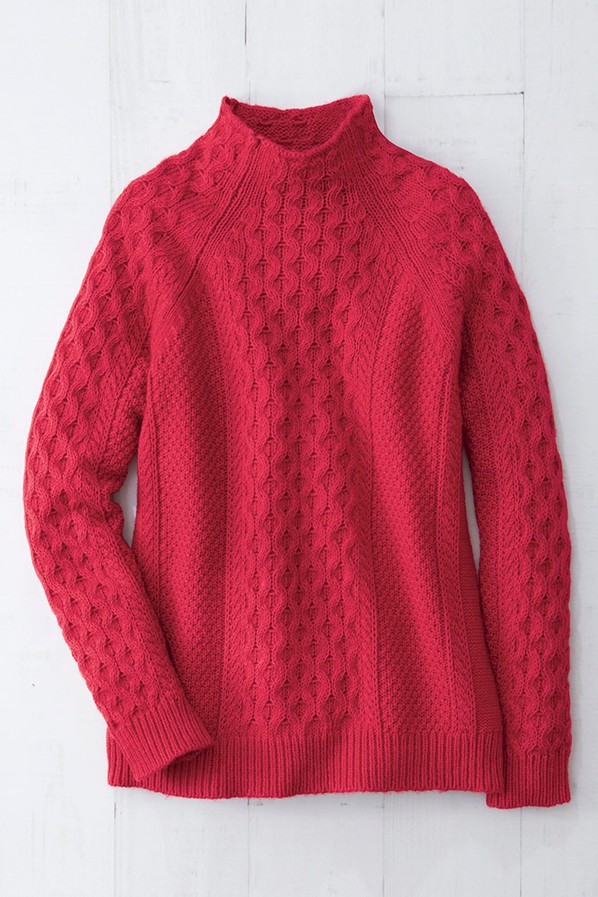 Honeycomb Pullover Sweater