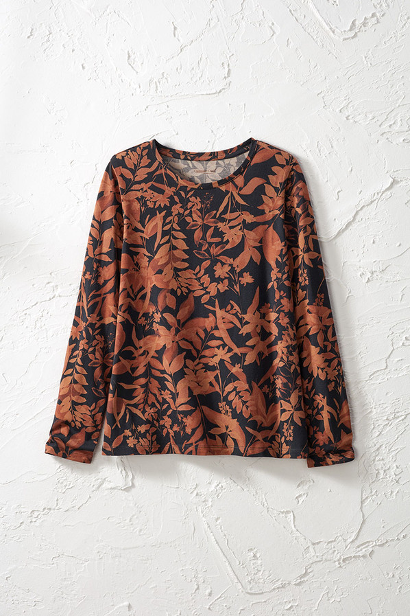 Shadow Leaf PrimaKnit® Long Sleeve Tee
