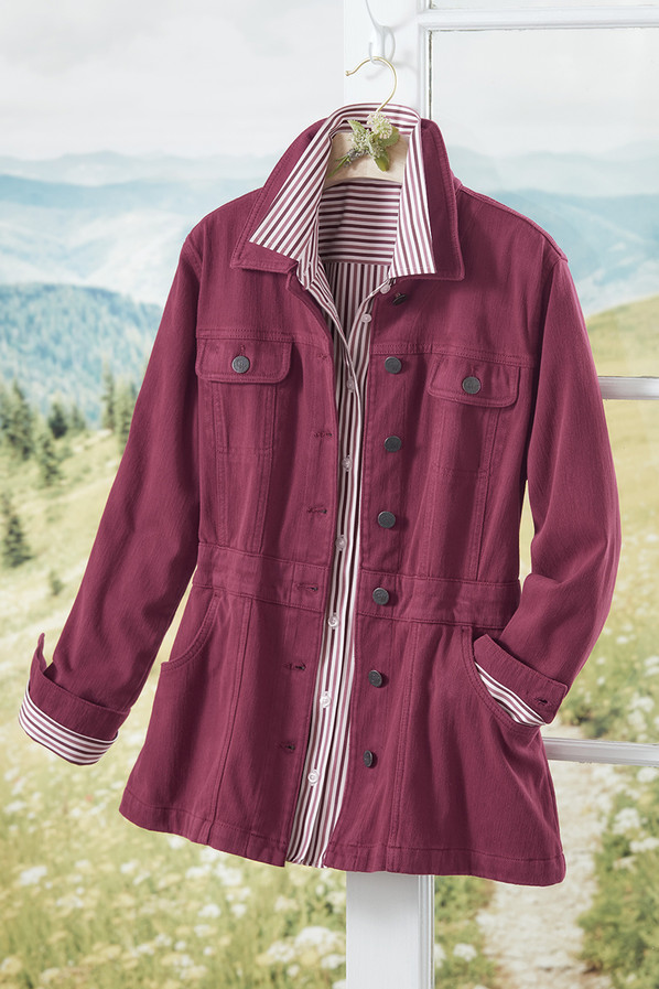 Urban Trails Knit Denim Jacket