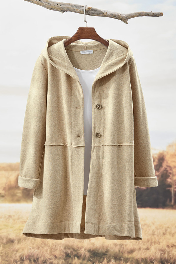 Fleece Swing Cardigan