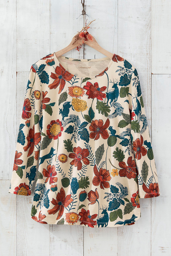 Printed Woodland Tee