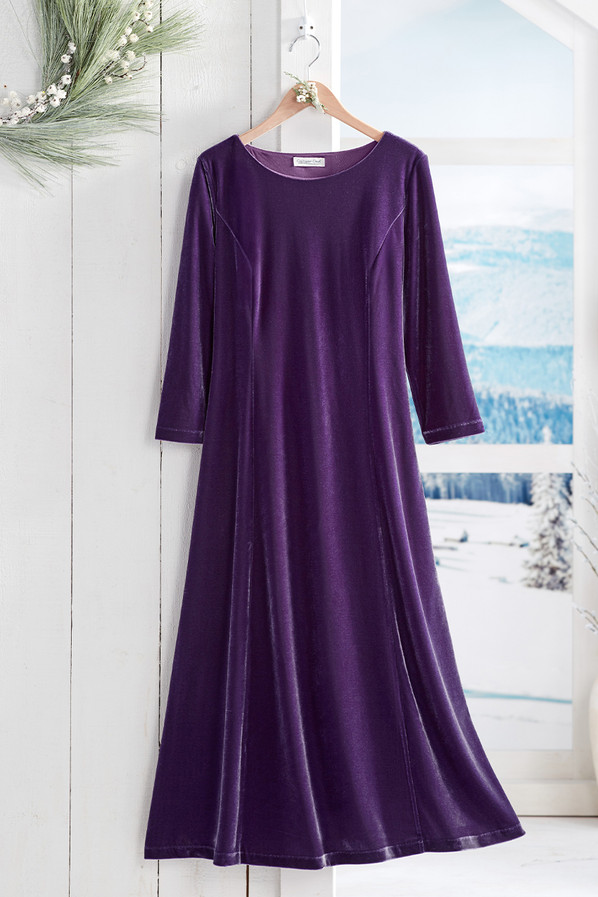Stretch Velvet Dress
