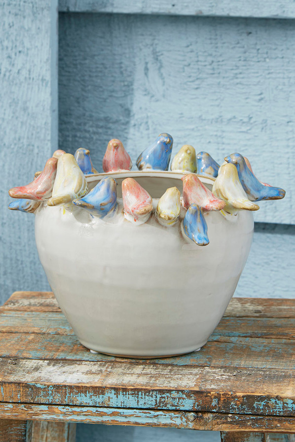 Perched Birds Planter