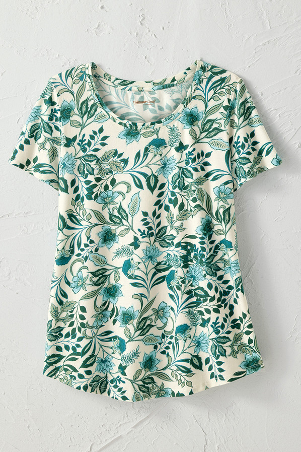 Botanical Glow PrimaKnit® Tee