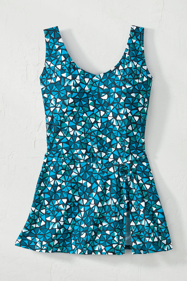 Mosaic ShapeMe™ Sarong Swimdress