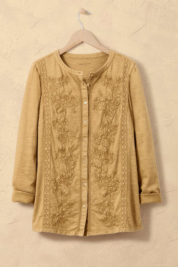 Falling Florals Knit Top