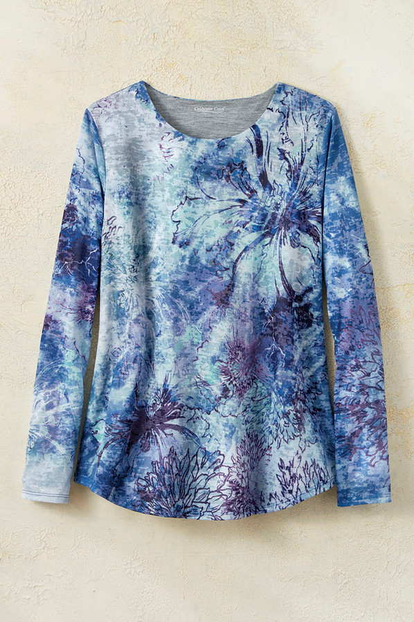 Blossom Harmony Burnout Tee