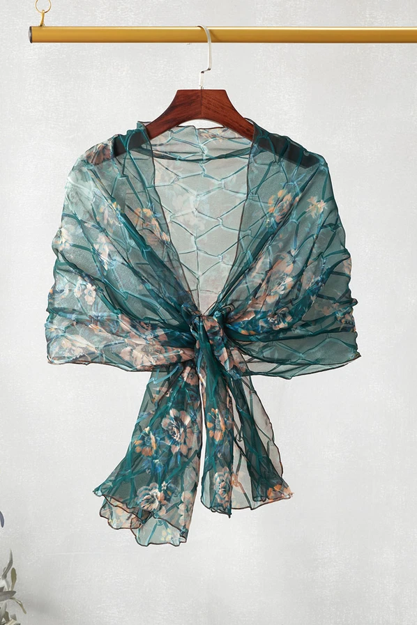 Calypso Border Shawl by Komarov
