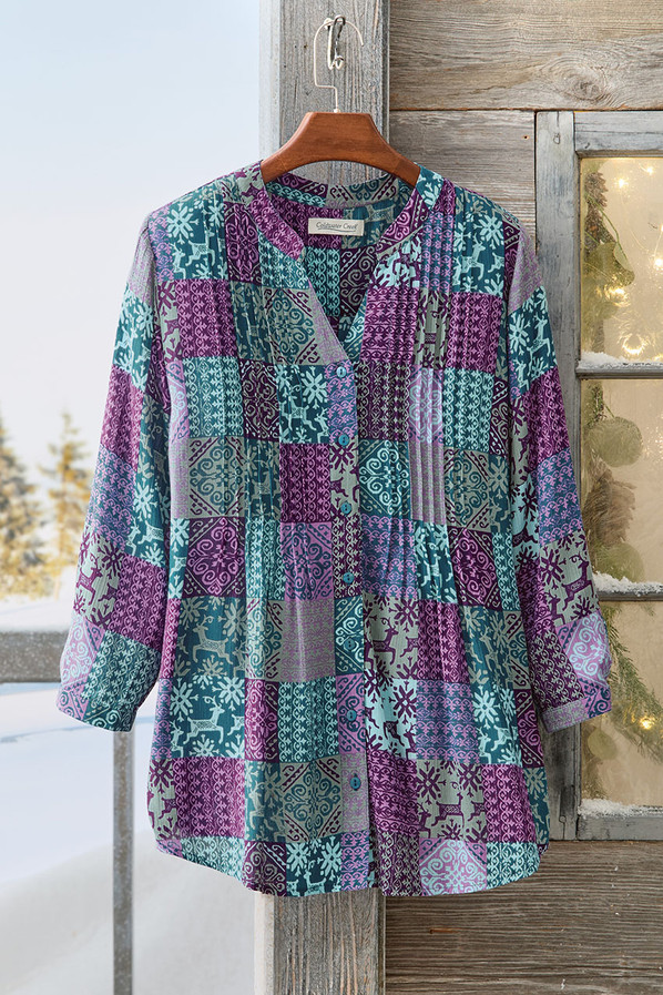 Patchwork Prancer Blouse