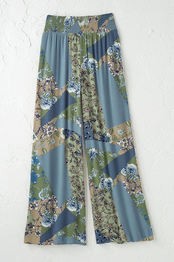 Petal Patch Palazzo Pants