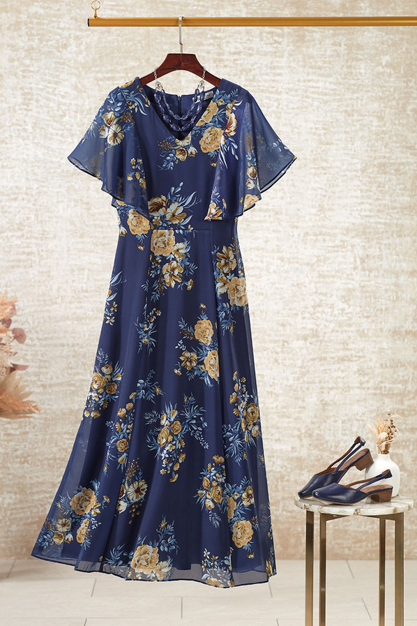 Garden Flutter Maxi Dress