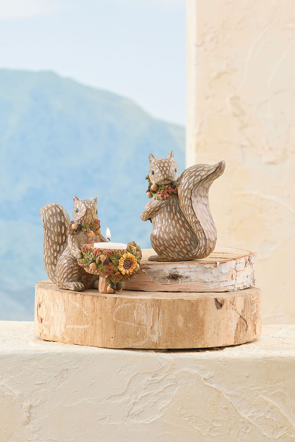 In a Nutshell Tealight Décor, Set of 2