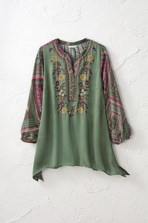 Enchanted Botanicals Tunic