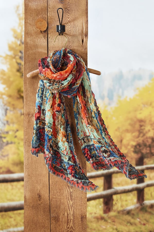 Painted Hills Crinkle Scarf