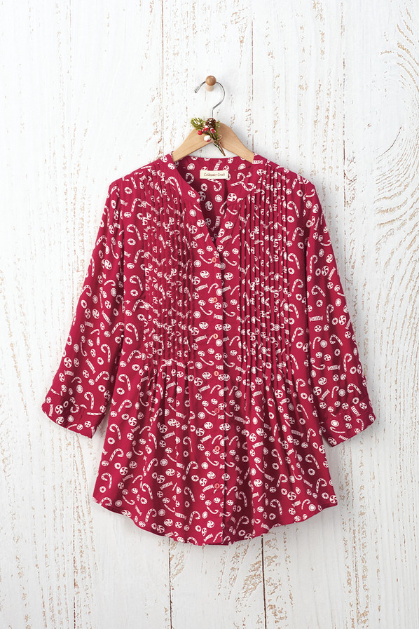 Peppermint Twist Tunic