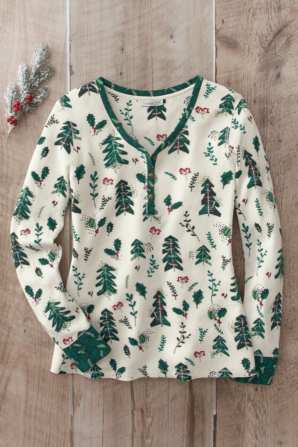 Holly Grove Waffle Tee