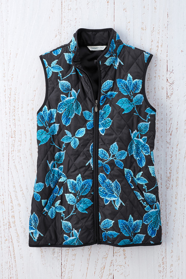 Frosted Leaves Vest for All Seasons