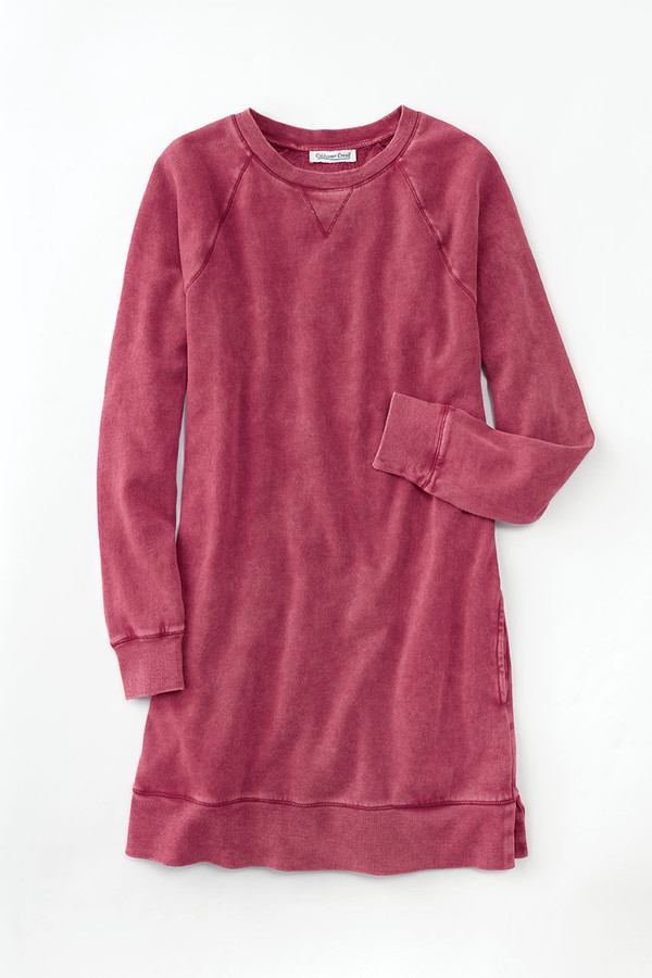 Colorwash Long Tunic Sweatshirt - Coldwater Creek