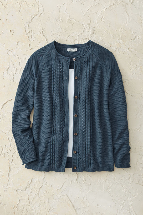 Lightweight Peaks Cardigan - Coldwater Creek