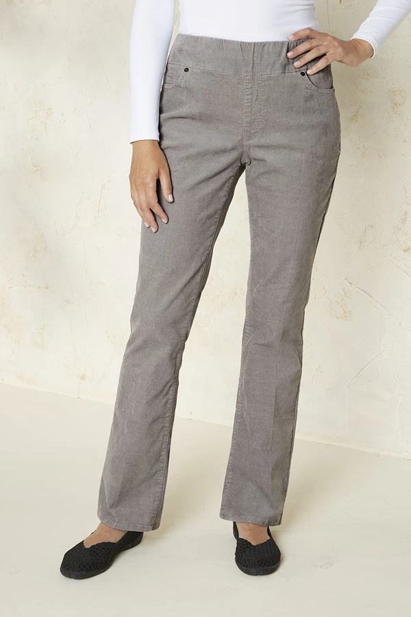Pull-On Bootcut Stretch Corduroys
