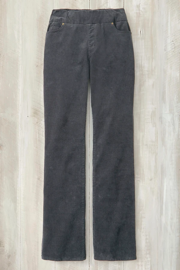 Pull-On Bootcut Stretch Corduroys