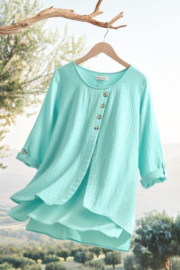 Light As Air Gauze Tunic - Coldwater Creek