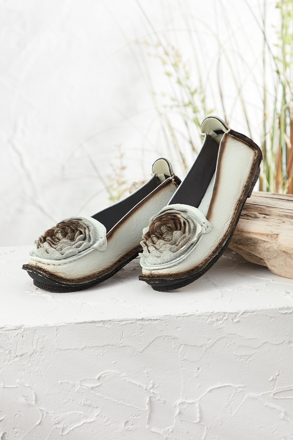 Dezi Leather Flats by Spring Step®
