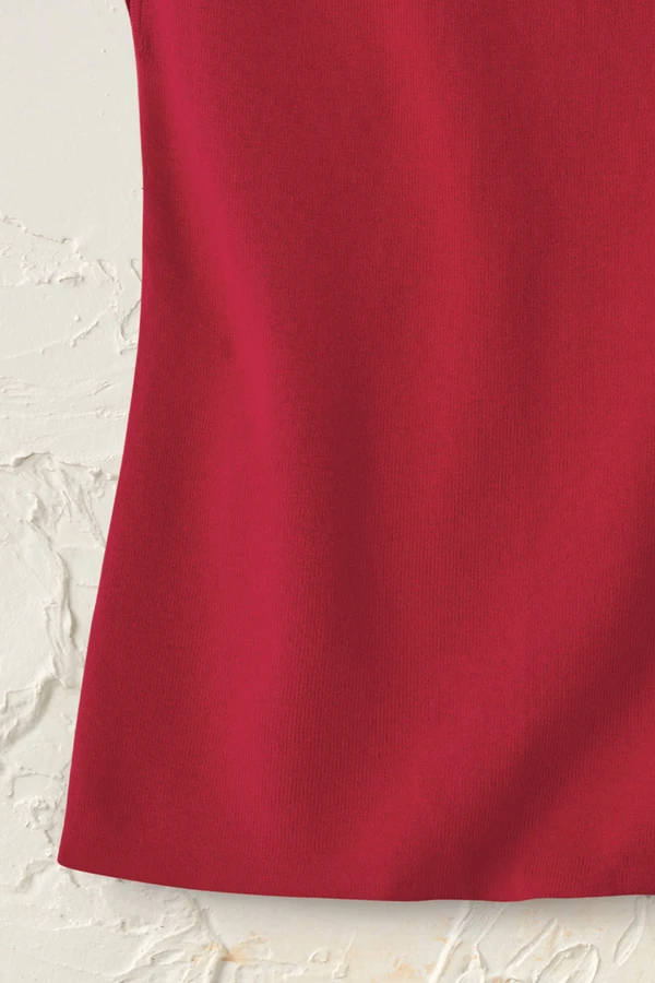 Cap-Sleeve Sweater Tee