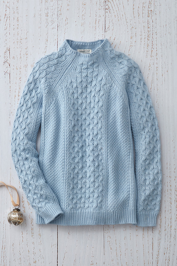 Honeycomb Pullover Sweater