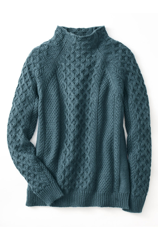 Honeycomb Pullover Sweater
