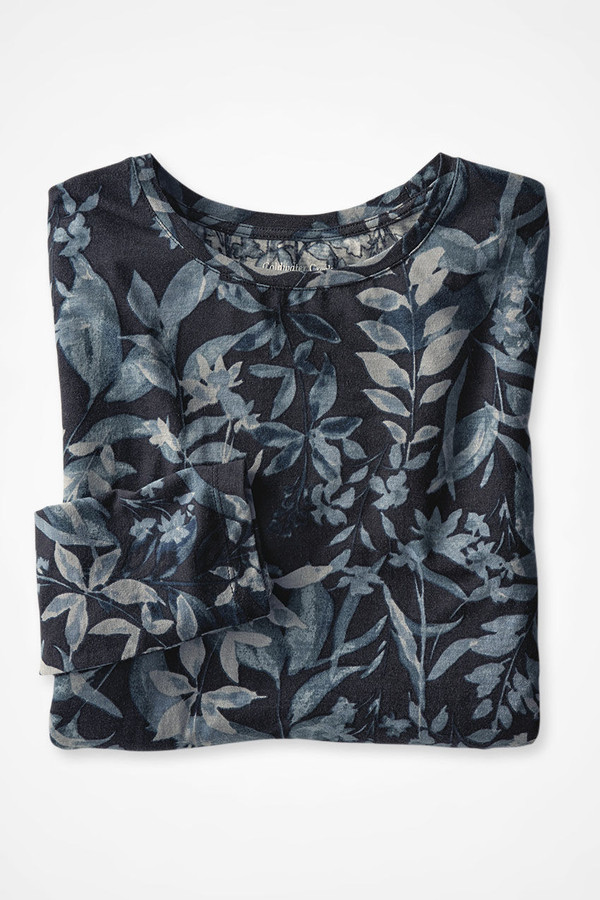 Shadow Leaf PrimaKnit® Long Sleeve Tee
