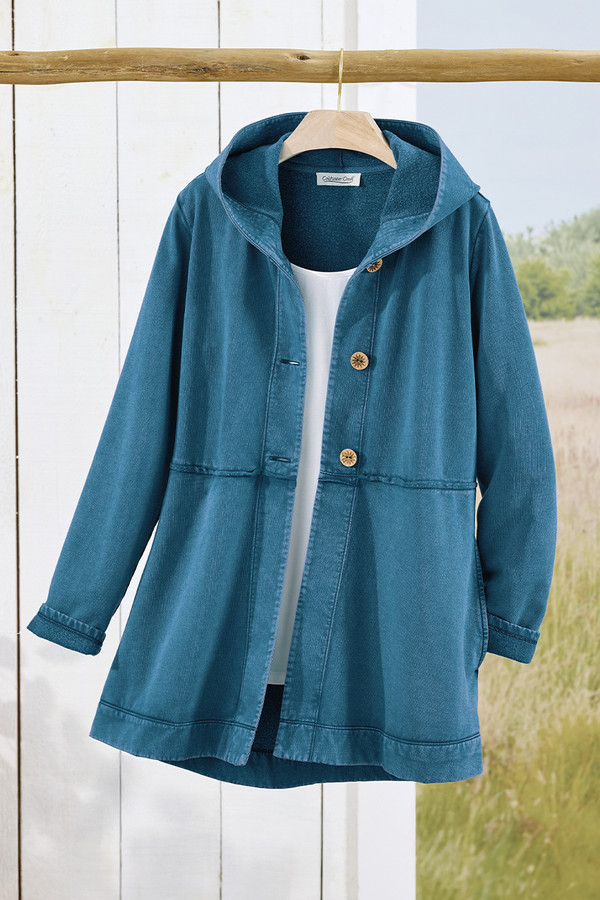 Lightweight Fleece Swing Cardigan - Coldwater Creek