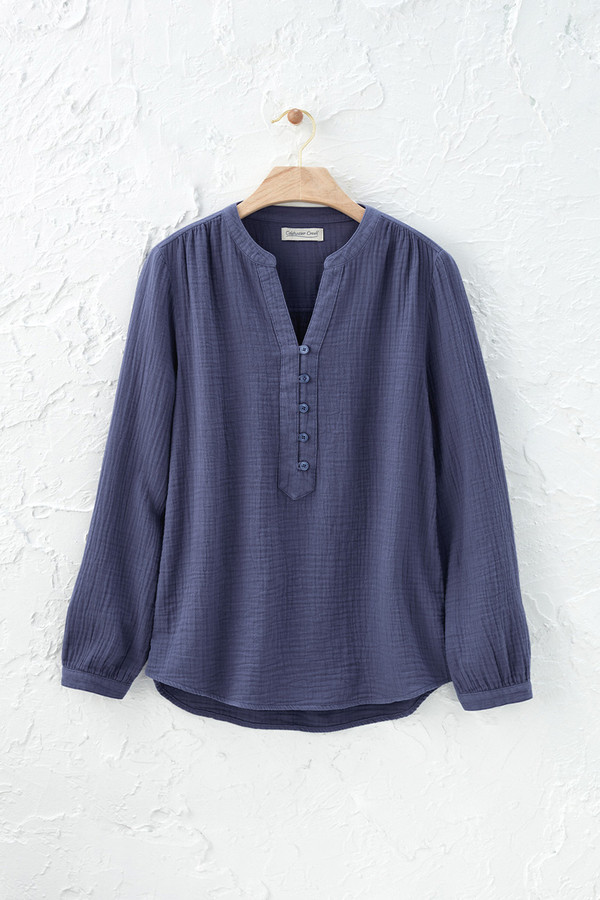 Summer Breeze Gauze Pullover - Coldwater Creek