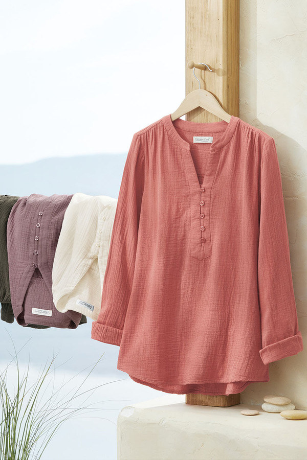 Summer Breeze Gauze Pullover - Coldwater Creek