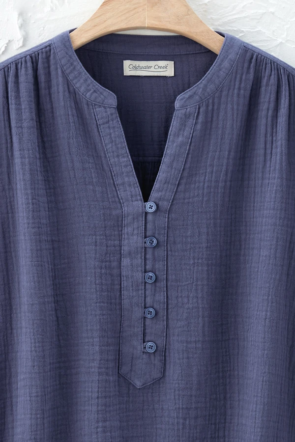 Summer Breeze Gauze Pullover