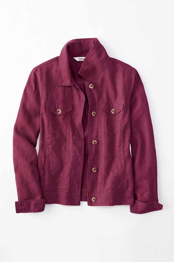 Journeys Lightweight Washable Linen Jacket - Coldwater Creek