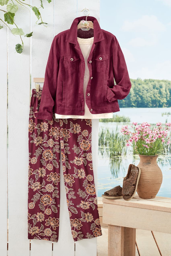 Journeys Lightweight Washable Linen Jacket