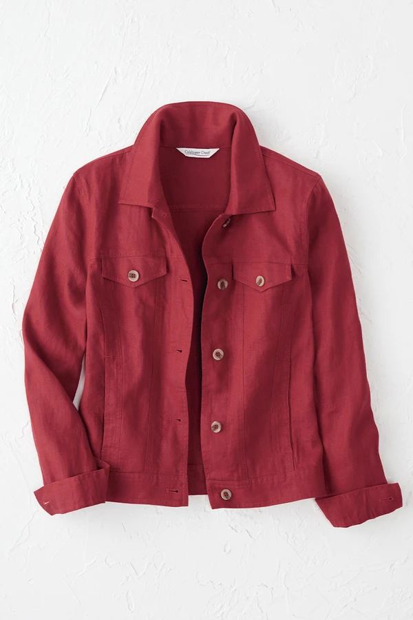 Journeys Lightweight Washable Linen Jacket