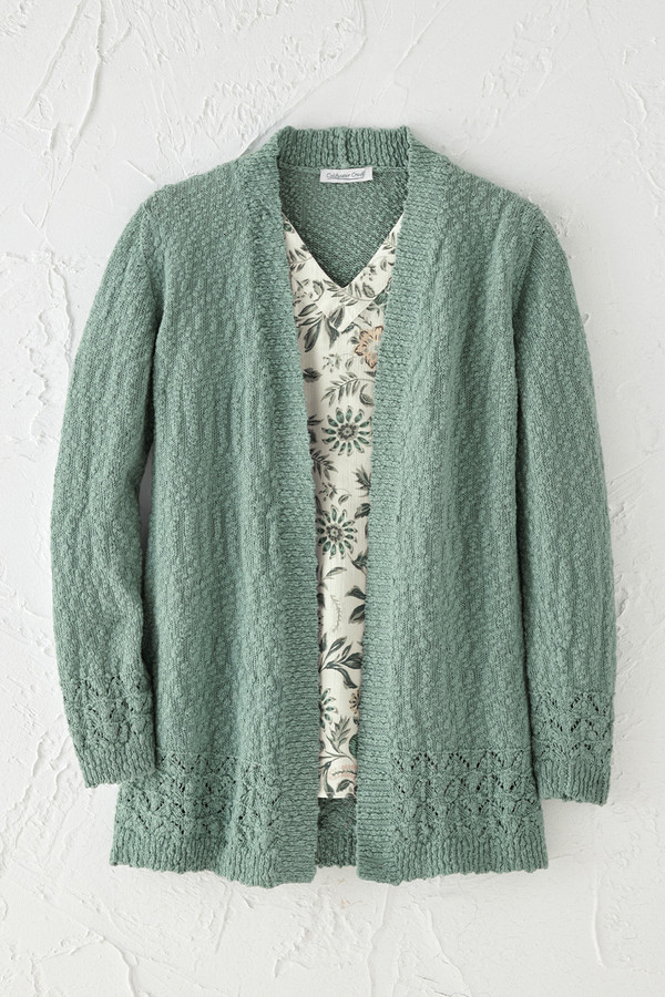 Pointelle Intrigue Cardigan